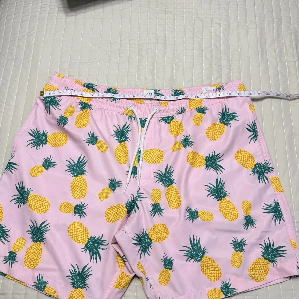 GAP Men’s Swimsuit | Pink With Pineapples | XL